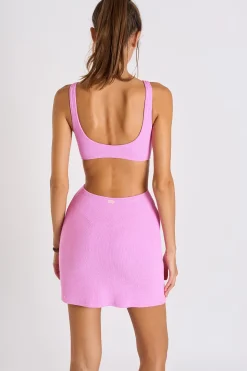 Robe de plage Rose FRIDAY SCRUNCHY