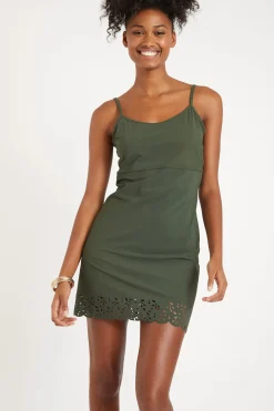 Robe de plage Vert ALZETTE HUAWEI