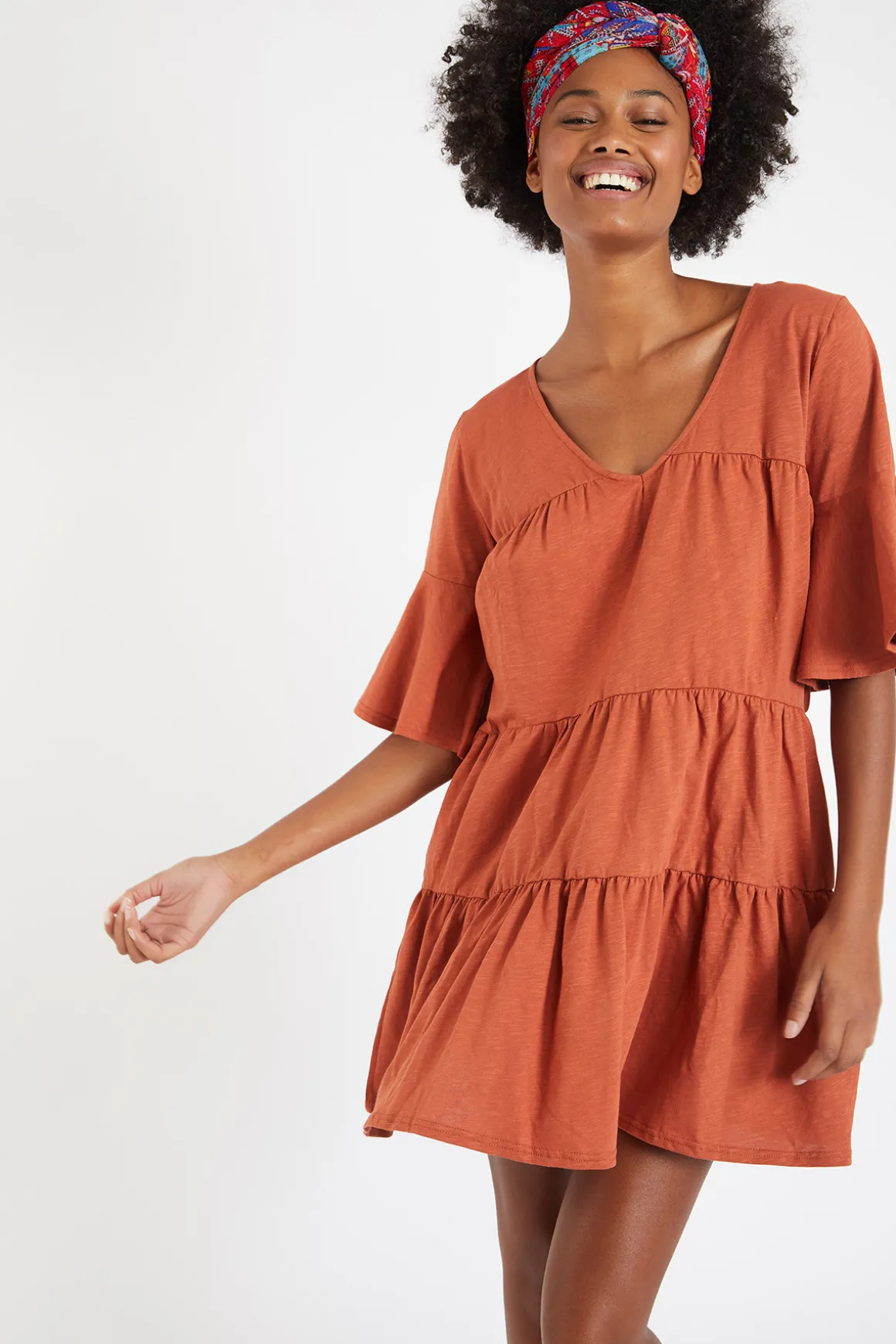 Robe Marron KIMI PEACHY