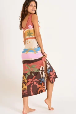 Robe Marron MEHITI BEACHDRESS