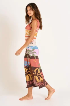 Robe Marron MEHITI BEACHDRESS