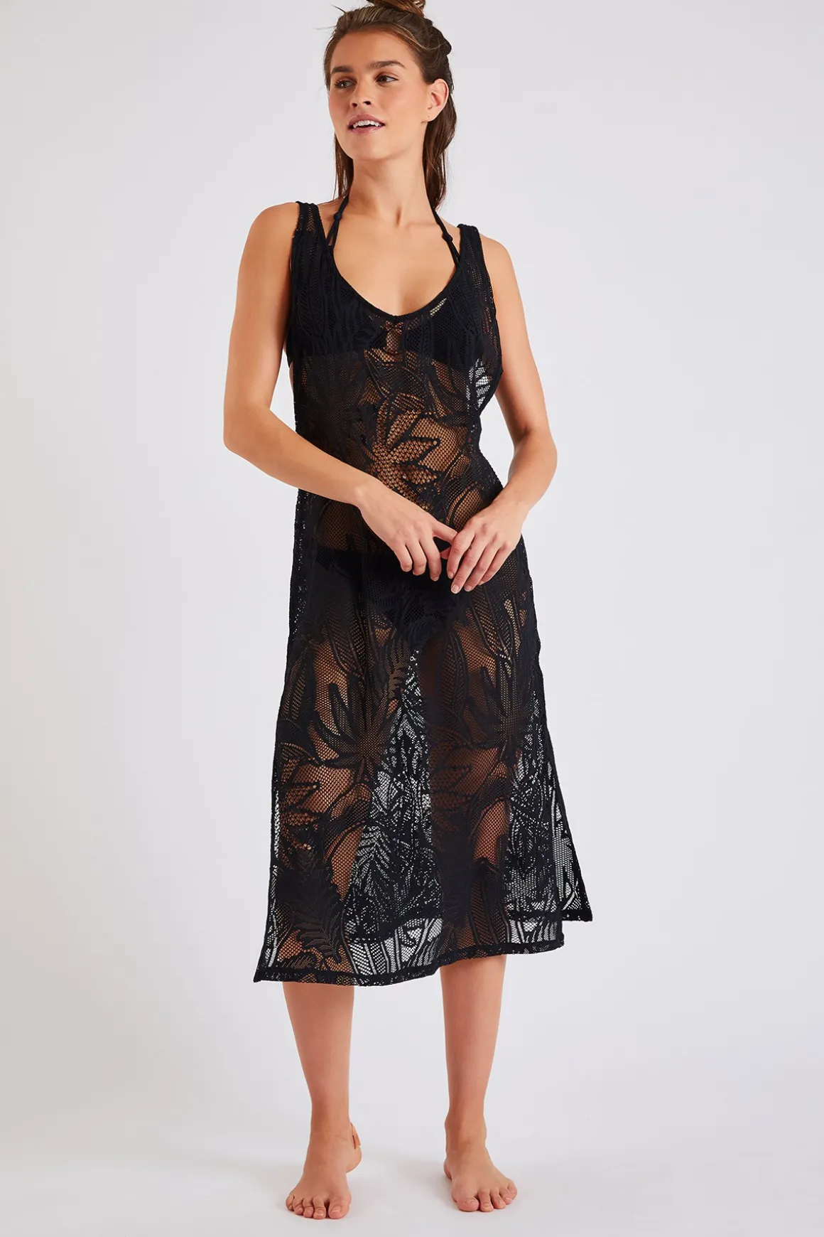 Robe Noir TUPAI COCOBEACH