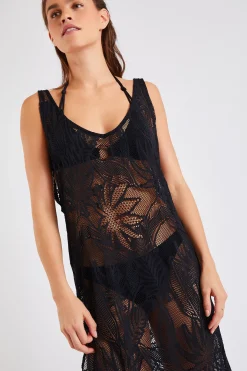 Robe Noir TUPAI COCOBEACH