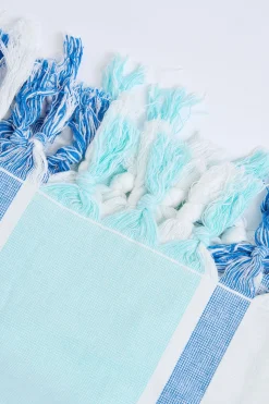 Serviette de plage Bleu WILLIAN MARBELLA