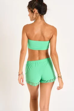 SHORT BEACHWEAR Vert MEOW HUAWEI