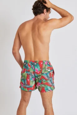 Short de bain Rouge RUBEN MAHALOMEN