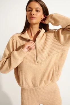Sweatshirt Beige TELLA GINSKY