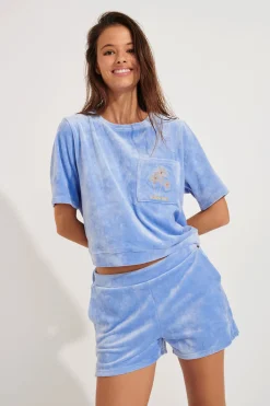 TOP Bleu CHLOE SEALAKE