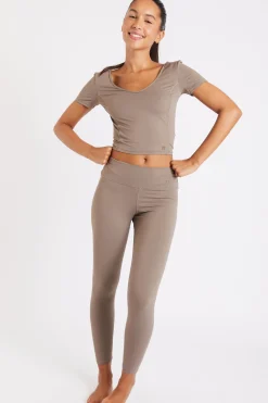 T-shirt Marron MANTRA WELLNESS