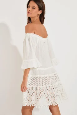 TUNIQUE BEACHWEAR Ecru DALYA SPELLY