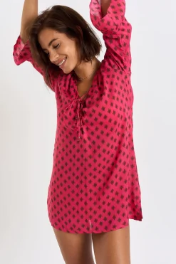 TUNIQUE BEACHWEAR Rose HOALA TALANGAVOIL