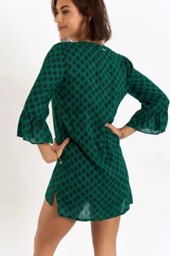 TUNIQUE BEACHWEAR Vert HOALA TALANGAVOIL